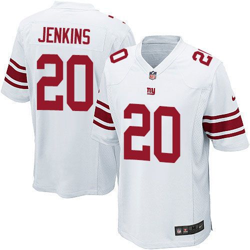 Men New York Giants #20 Janoris Jenkins Nike White Game Player NFL Jersey->new york giants->NFL Jersey